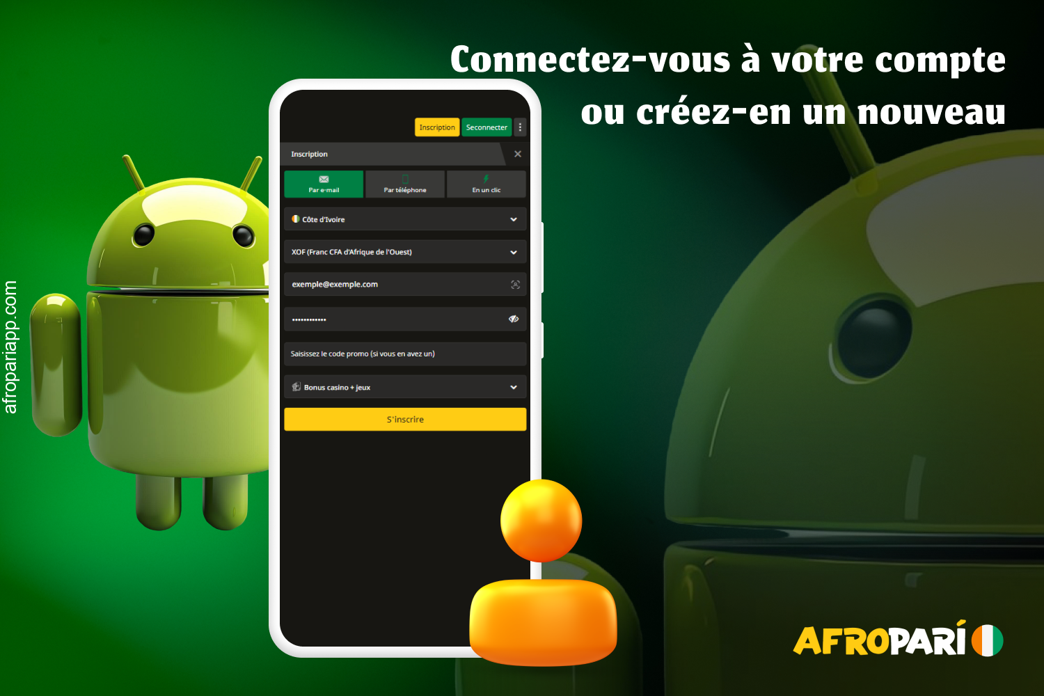 Connectez-vous ou créez un compte AfroPari